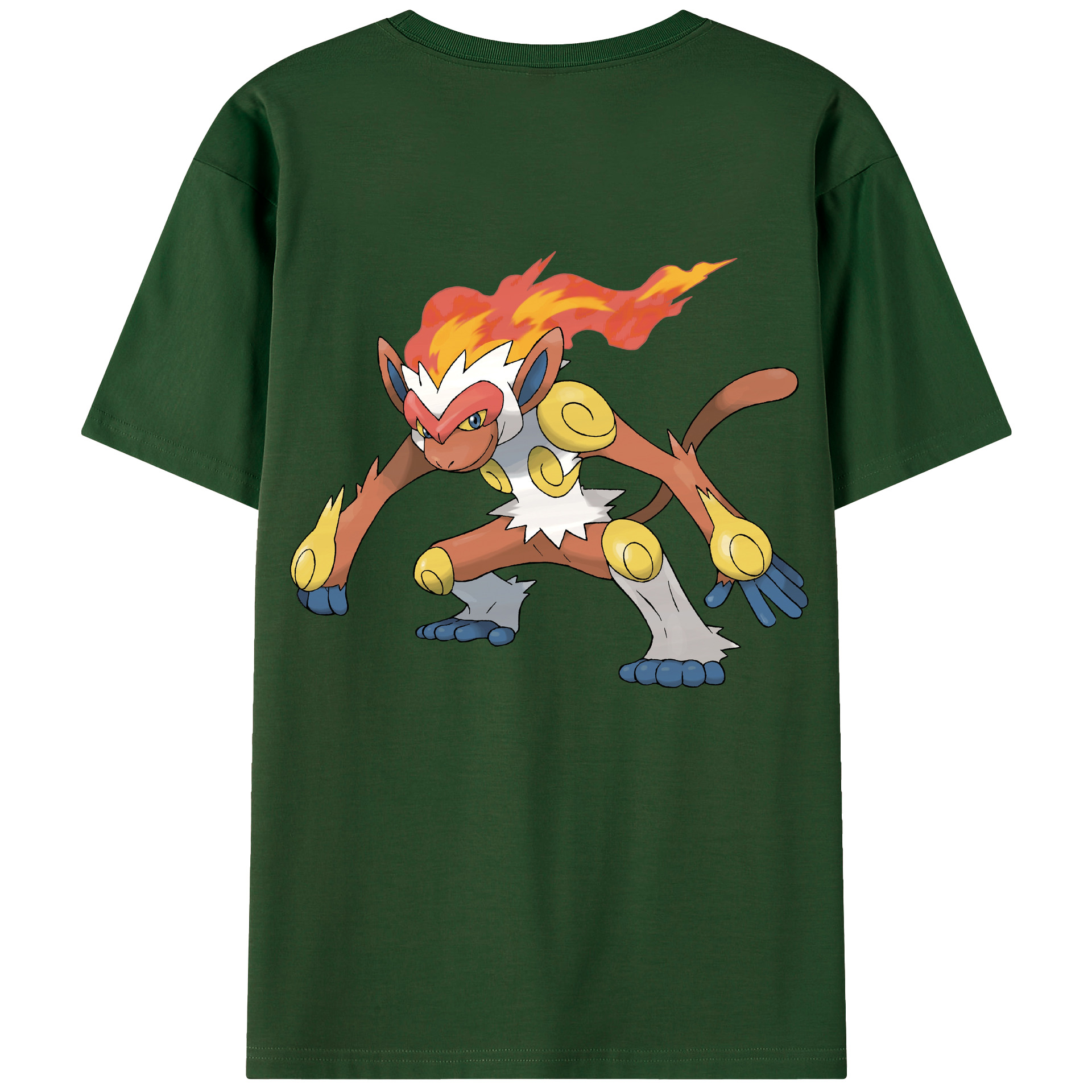 （画像用） ポケットモンスター Pokémon 綿100％半袖Tシャツ（背面プリント）